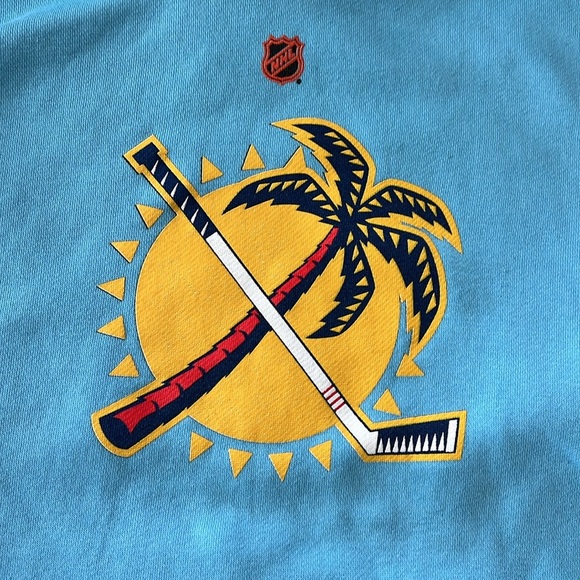 Florida Panthers NHL Retro Logo Youth Hooded Sweatshirt - Picture 4 of 5